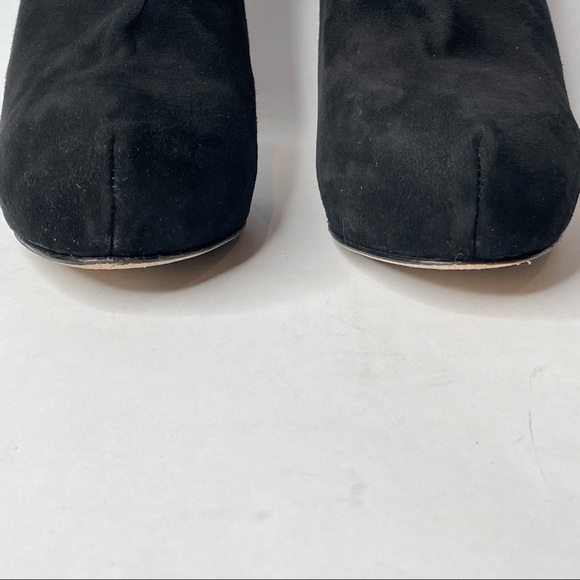 Emerson Fry Black Suede Platform Stiletto Ankle Bootie - Picture 3 of 11